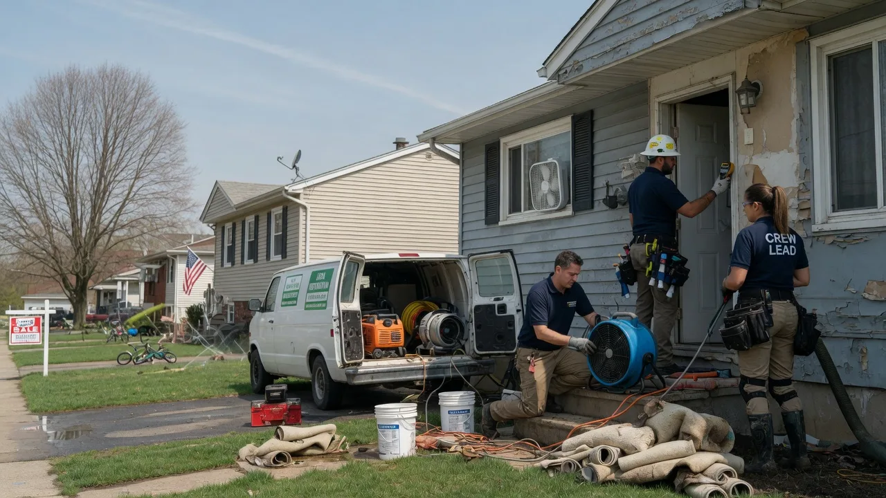 Flood Cleanup in Papineau, IL near me